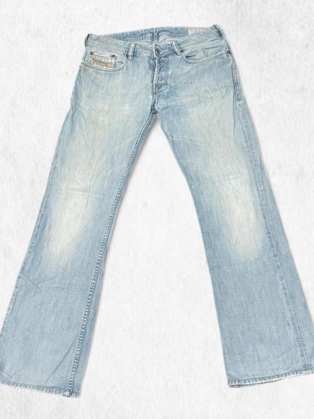 Diesel VTG ZATINY Men's Light Blue Bootcut Jeans